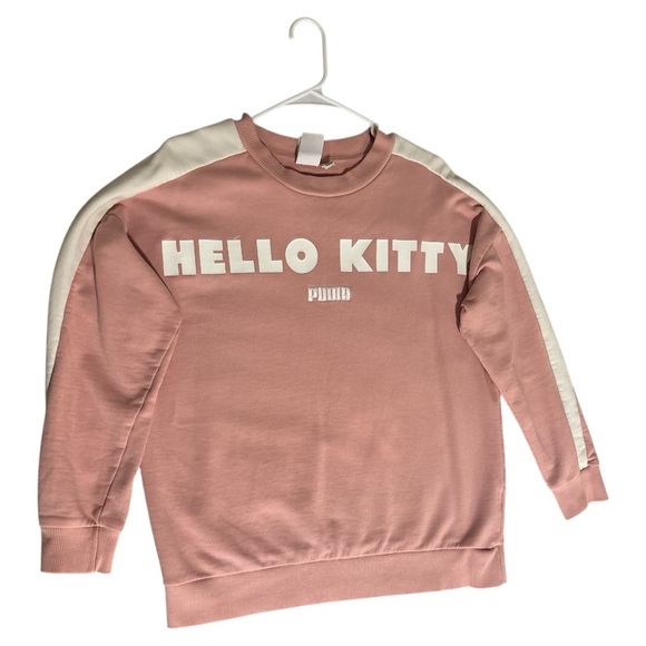 Hello Kitty Pink and Cream Crew Neck Sweater - Picture 4 of 8